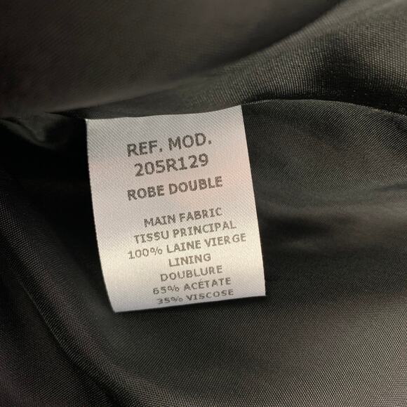 VINTAGE Size 6 Black Acetate / Viscose Mid-Calf Sleeveless Dress - Picture 4 of 4